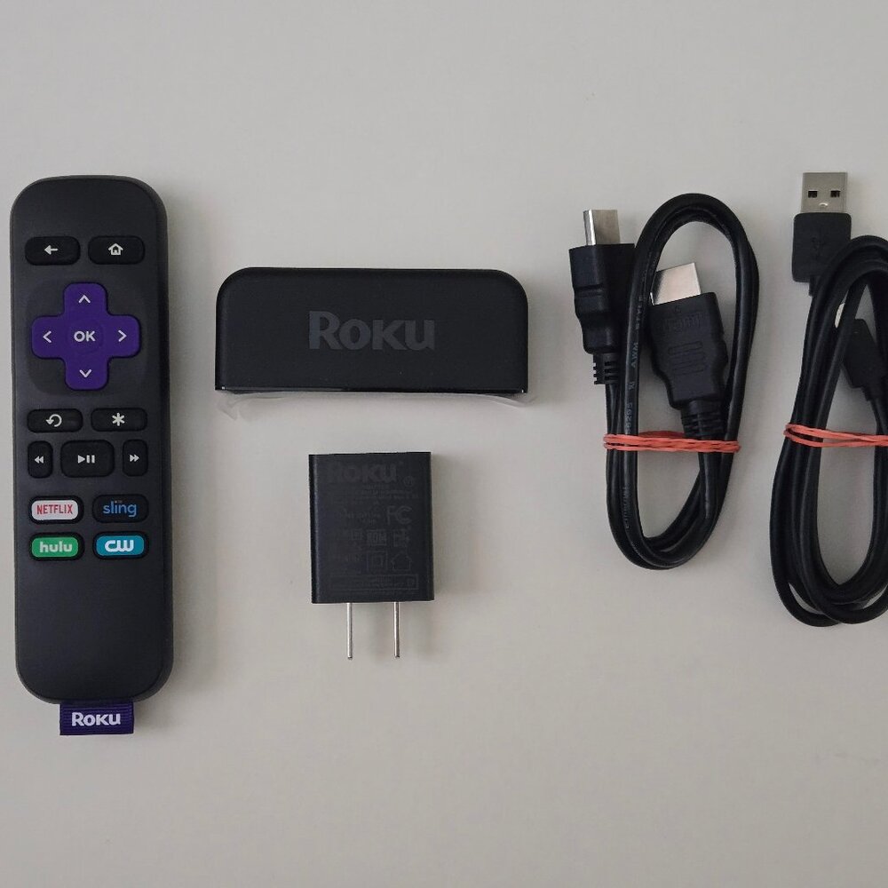 Roku Express 3900R 1080p HD Media Streaming Player with Remote Black
